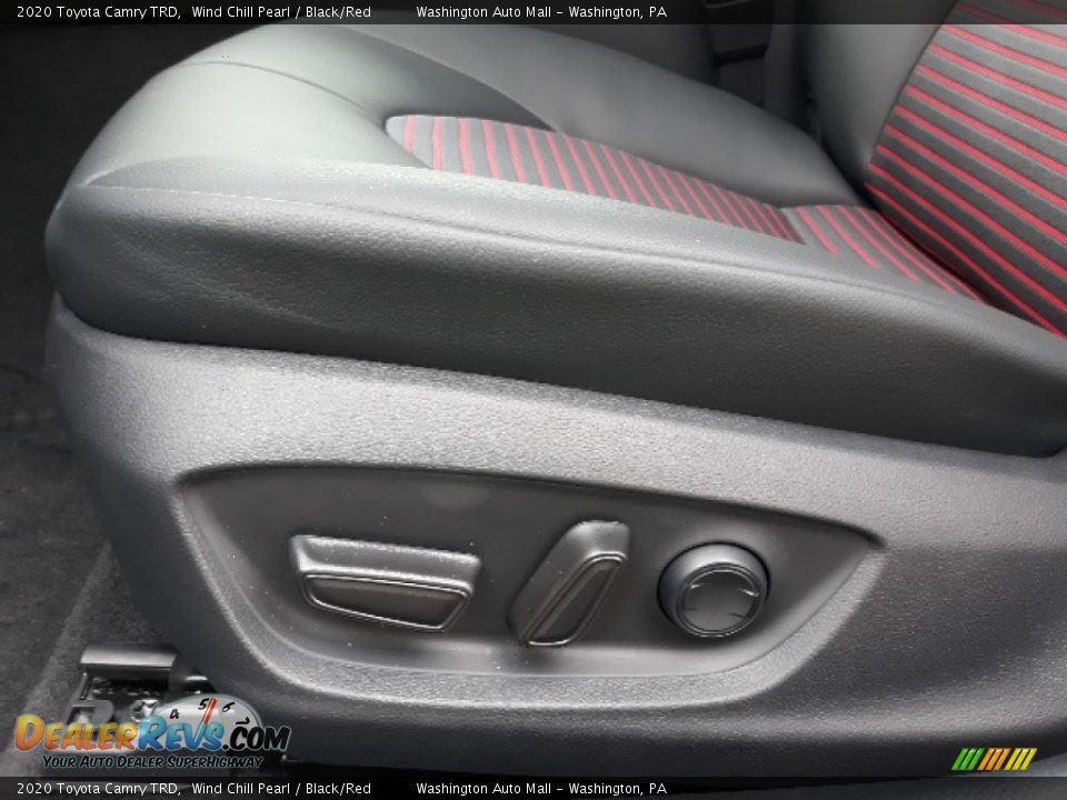 2020 Toyota Camry TRD Wind Chill Pearl / Black/Red Photo #29