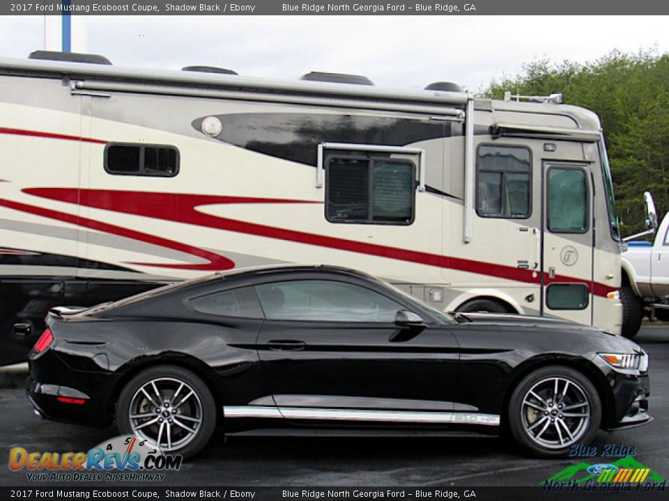 2017 Ford Mustang Ecoboost Coupe Shadow Black / Ebony Photo #5