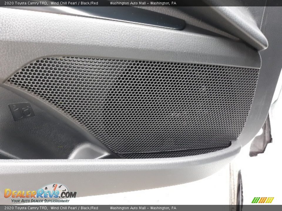 2020 Toyota Camry TRD Wind Chill Pearl / Black/Red Photo #31