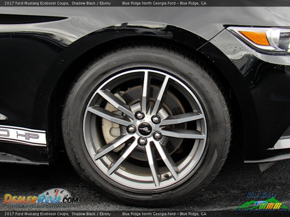 2017 Ford Mustang Ecoboost Coupe Shadow Black / Ebony Photo #8