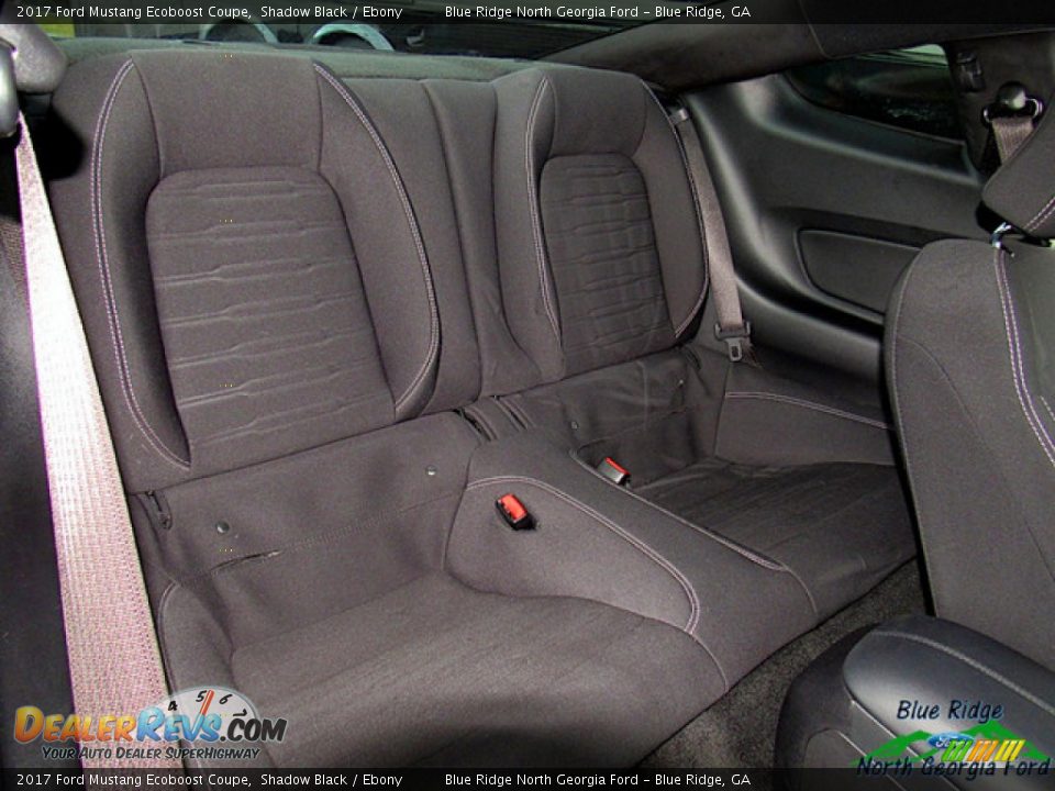 2017 Ford Mustang Ecoboost Coupe Shadow Black / Ebony Photo #14
