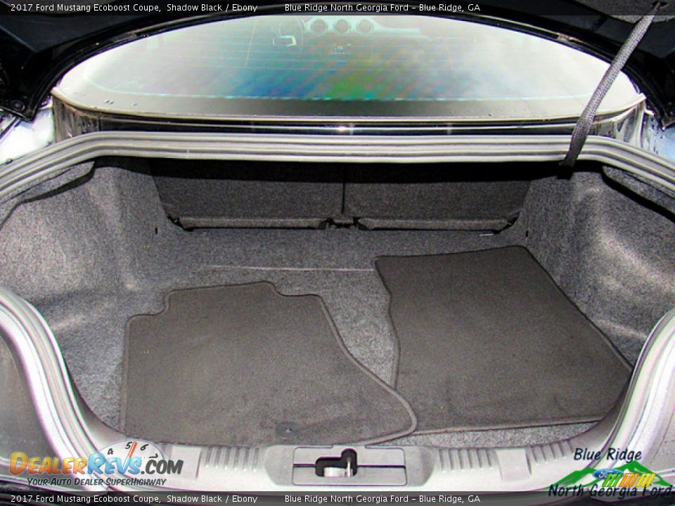 2017 Ford Mustang Ecoboost Coupe Shadow Black / Ebony Photo #15