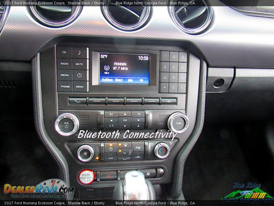 2017 Ford Mustang Ecoboost Coupe Shadow Black / Ebony Photo #18