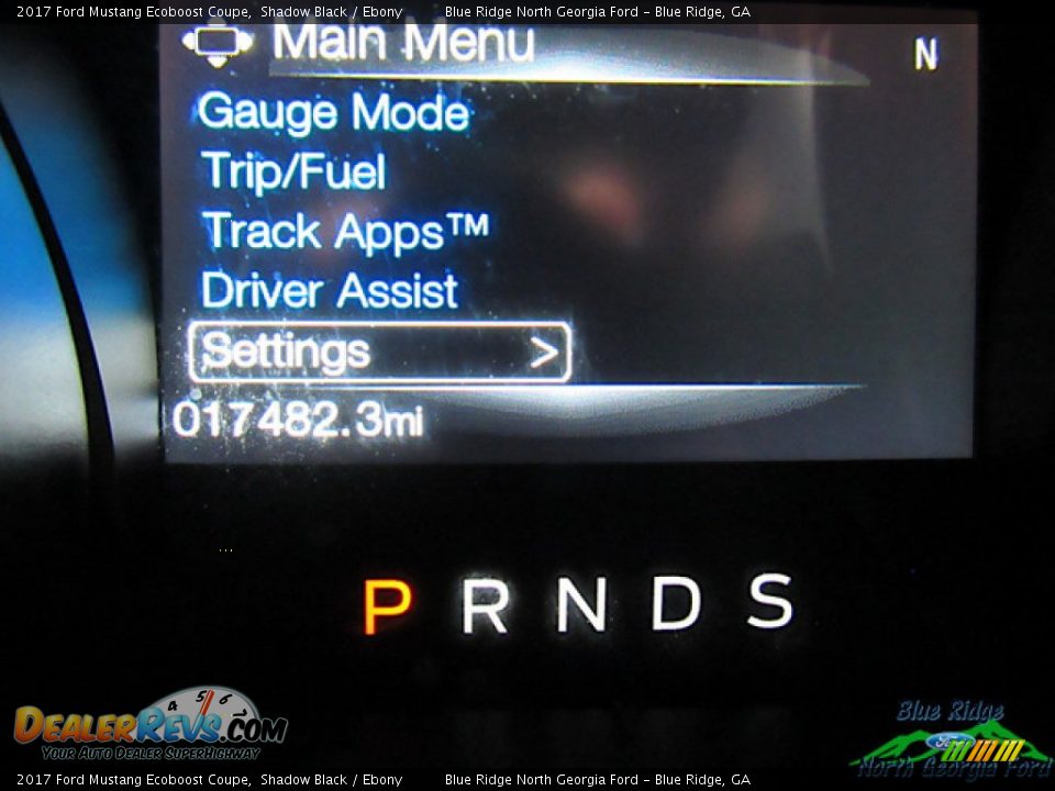 2017 Ford Mustang Ecoboost Coupe Shadow Black / Ebony Photo #19