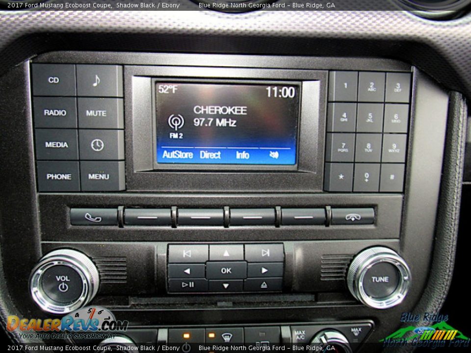 2017 Ford Mustang Ecoboost Coupe Shadow Black / Ebony Photo #21