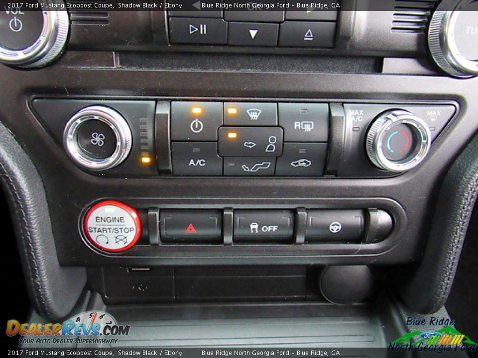 2017 Ford Mustang Ecoboost Coupe Shadow Black / Ebony Photo #23