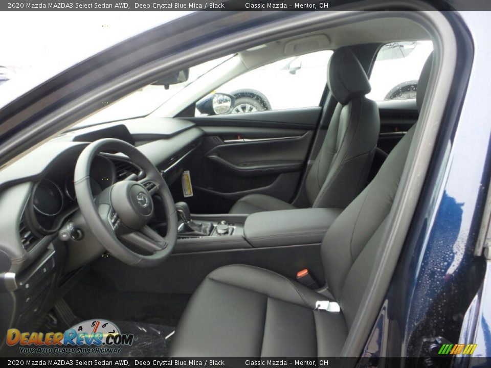 2020 Mazda MAZDA3 Select Sedan AWD Deep Crystal Blue Mica / Black Photo #8