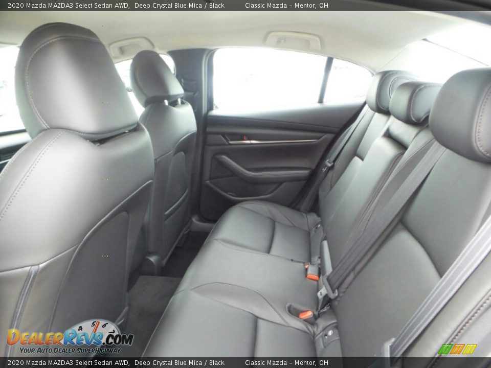 2020 Mazda MAZDA3 Select Sedan AWD Deep Crystal Blue Mica / Black Photo #9