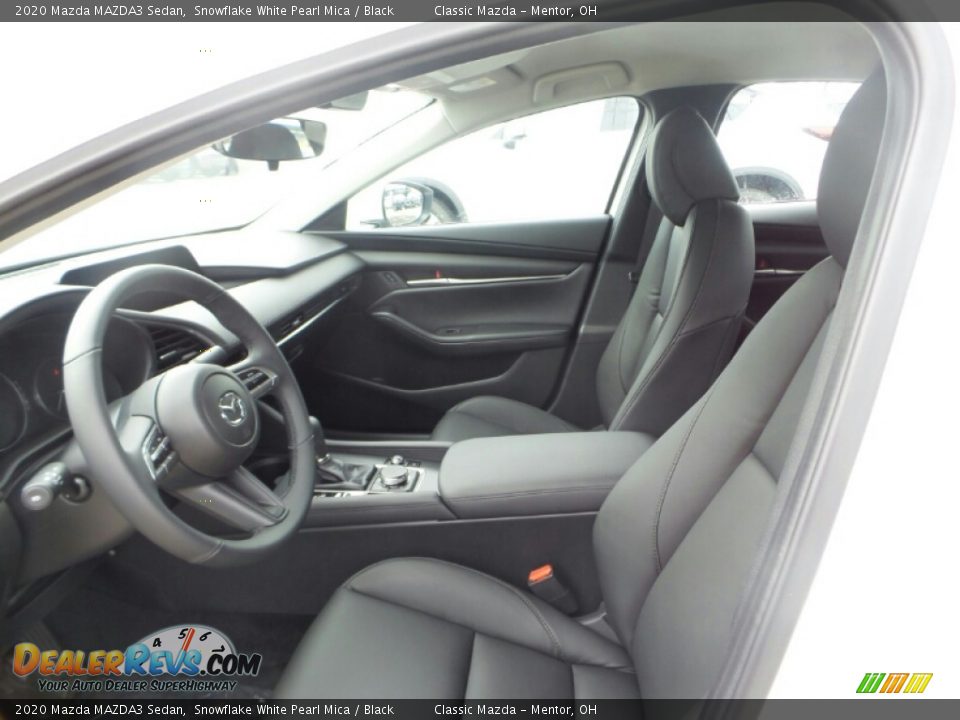 2020 Mazda MAZDA3 Sedan Snowflake White Pearl Mica / Black Photo #8