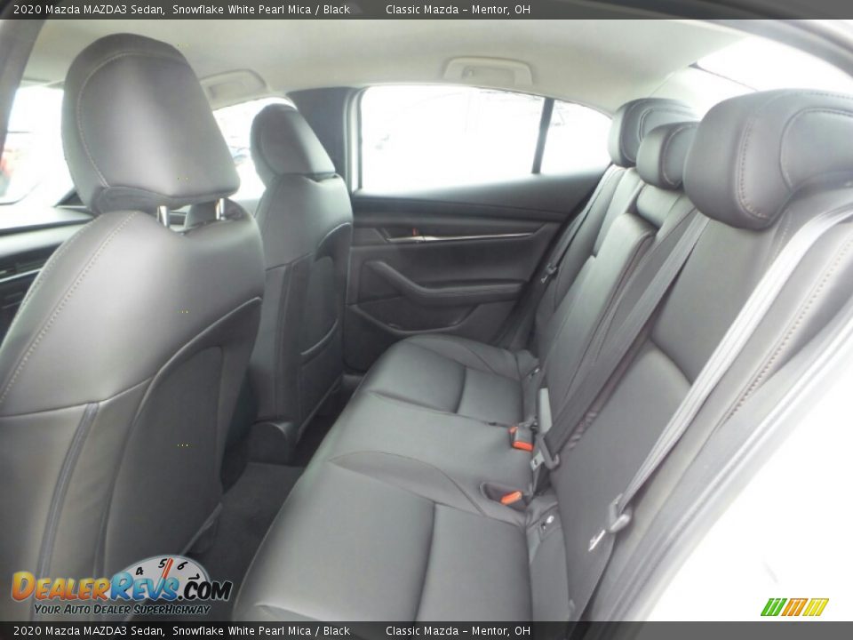 2020 Mazda MAZDA3 Sedan Snowflake White Pearl Mica / Black Photo #9