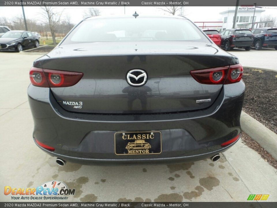 2020 Mazda MAZDA3 Premium Sedan AWD Machine Gray Metallic / Black Photo #6