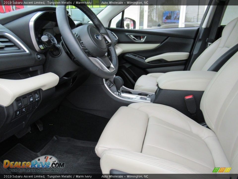 2019 Subaru Ascent Limited Tungsten Metallic / Warm Ivory Photo #10