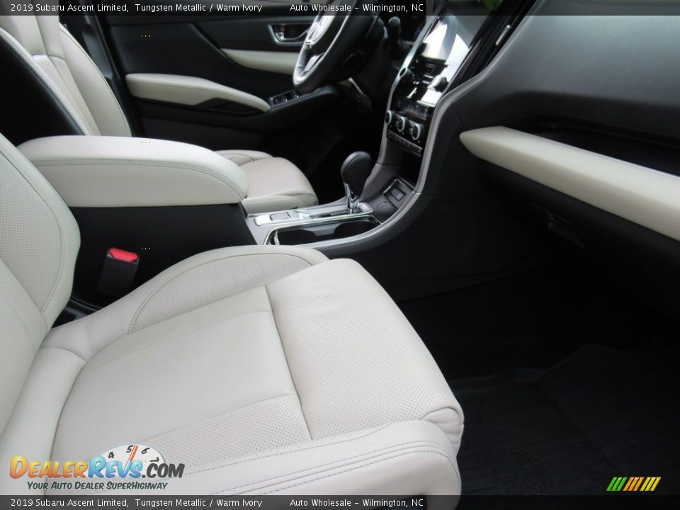 2019 Subaru Ascent Limited Tungsten Metallic / Warm Ivory Photo #12