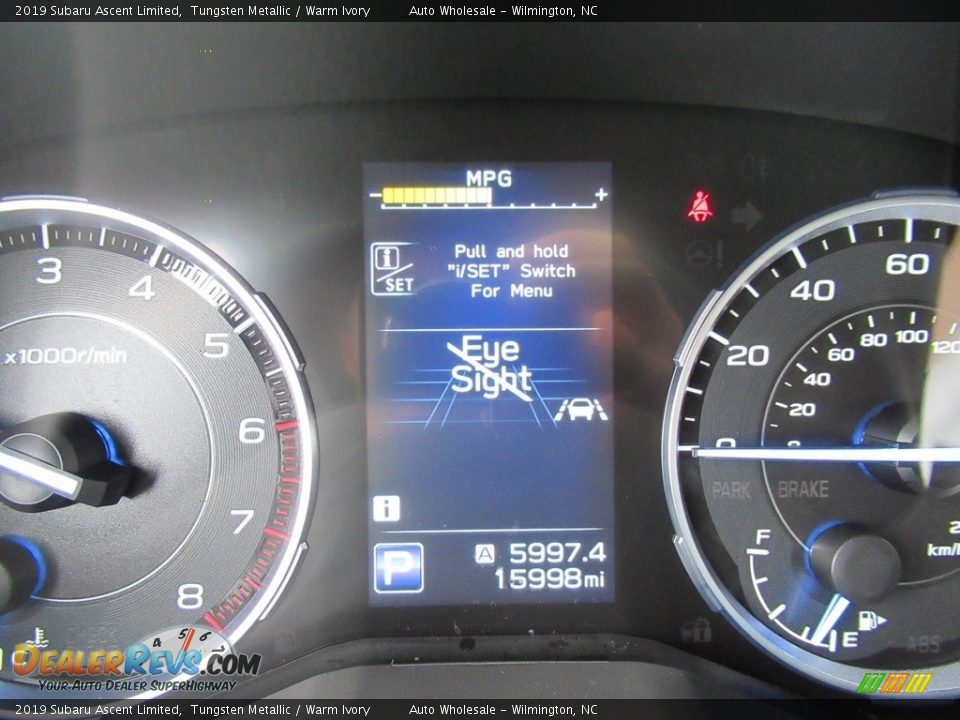2019 Subaru Ascent Limited Tungsten Metallic / Warm Ivory Photo #16