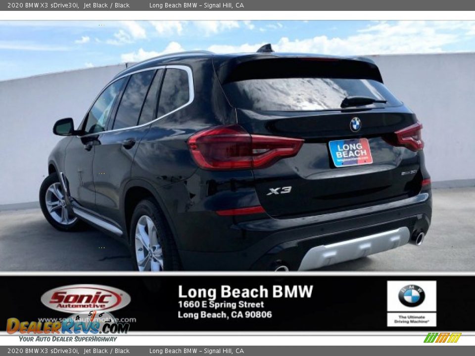 2020 BMW X3 sDrive30i Jet Black / Black Photo #4