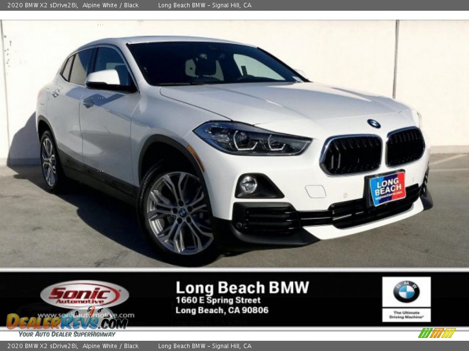 2020 BMW X2 sDrive28i Alpine White / Black Photo #1