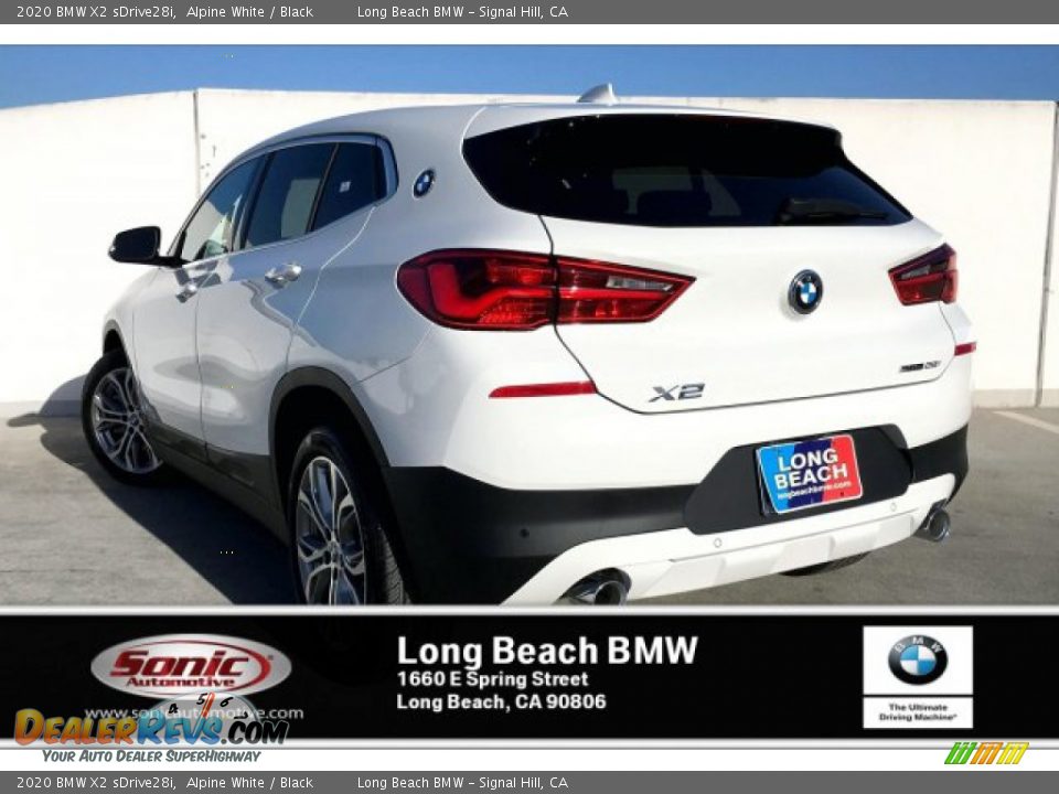 2020 BMW X2 sDrive28i Alpine White / Black Photo #2