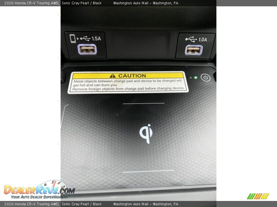 2020 Honda CR-V Touring AWD Sonic Gray Pearl / Black Photo #35