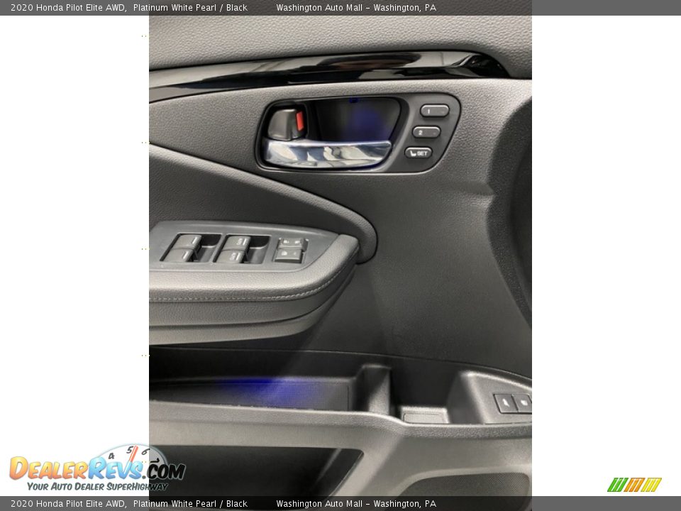 2020 Honda Pilot Elite AWD Platinum White Pearl / Black Photo #11