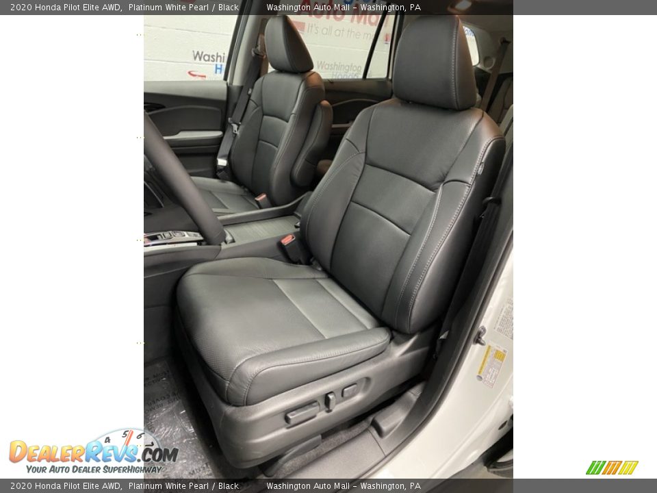2020 Honda Pilot Elite AWD Platinum White Pearl / Black Photo #14