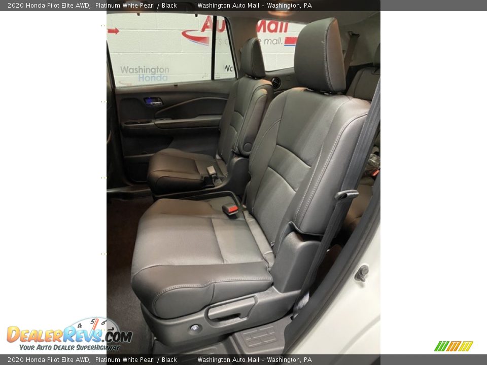 2020 Honda Pilot Elite AWD Platinum White Pearl / Black Photo #18