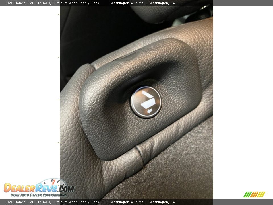 2020 Honda Pilot Elite AWD Platinum White Pearl / Black Photo #20