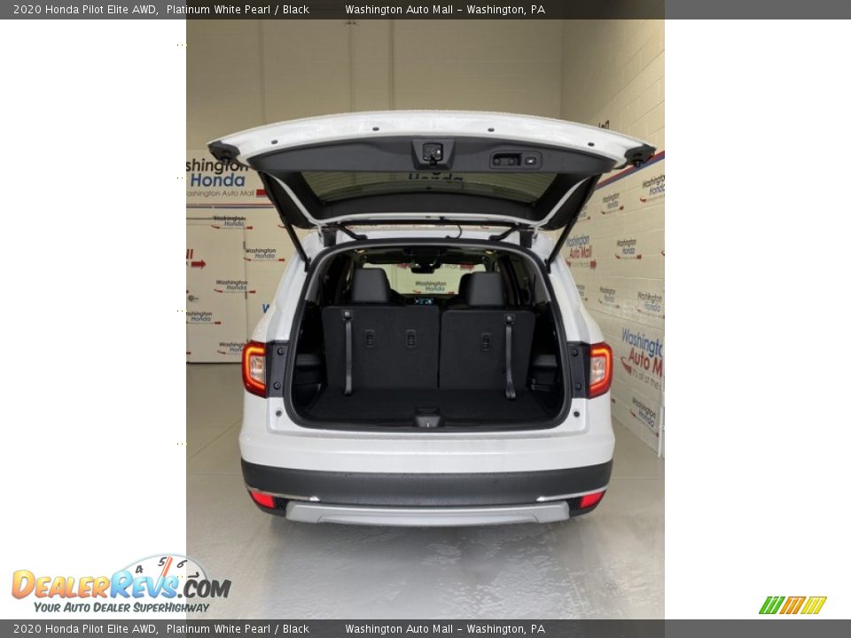 2020 Honda Pilot Elite AWD Platinum White Pearl / Black Photo #22