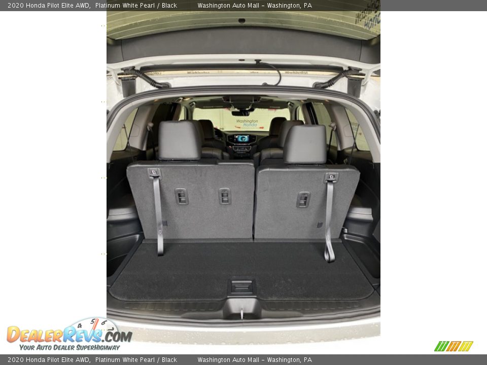 2020 Honda Pilot Elite AWD Platinum White Pearl / Black Photo #23