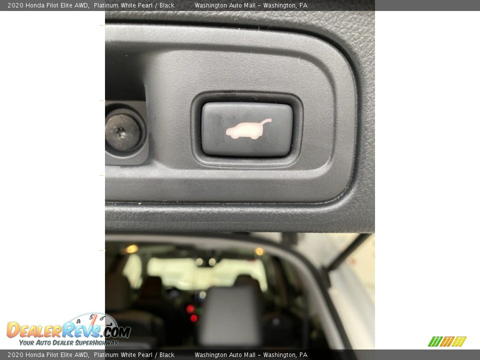 2020 Honda Pilot Elite AWD Platinum White Pearl / Black Photo #24