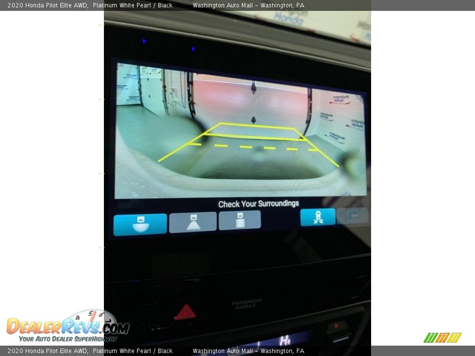 2020 Honda Pilot Elite AWD Platinum White Pearl / Black Photo #32