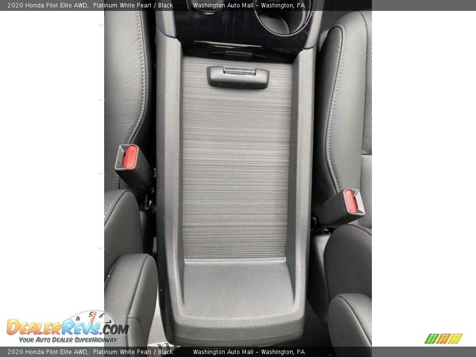 2020 Honda Pilot Elite AWD Platinum White Pearl / Black Photo #34