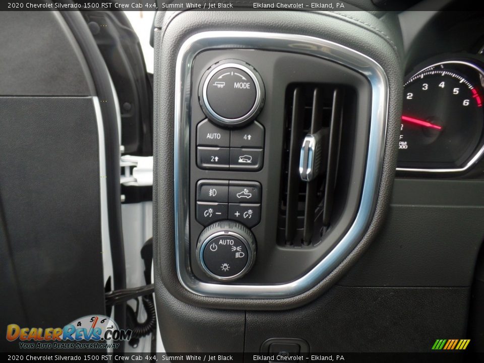 2020 Chevrolet Silverado 1500 RST Crew Cab 4x4 Summit White / Jet Black Photo #25