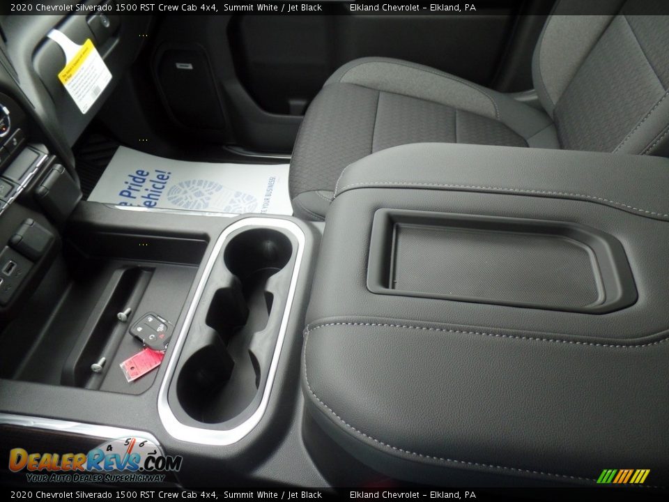 2020 Chevrolet Silverado 1500 RST Crew Cab 4x4 Summit White / Jet Black Photo #34