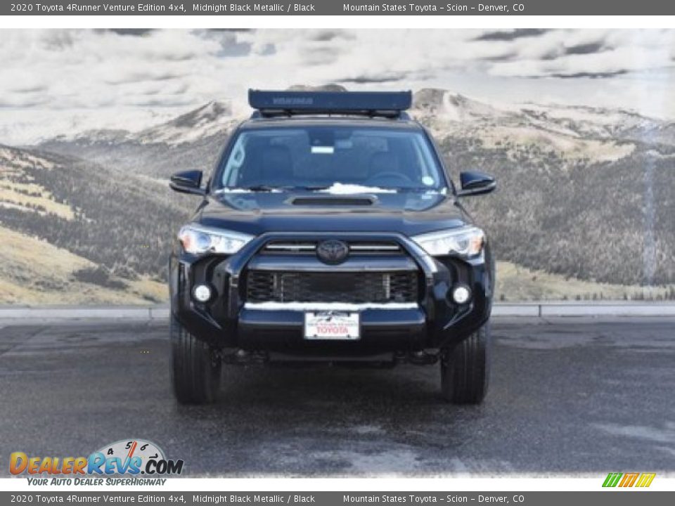 2020 Toyota 4Runner Venture Edition 4x4 Midnight Black Metallic / Black Photo #2