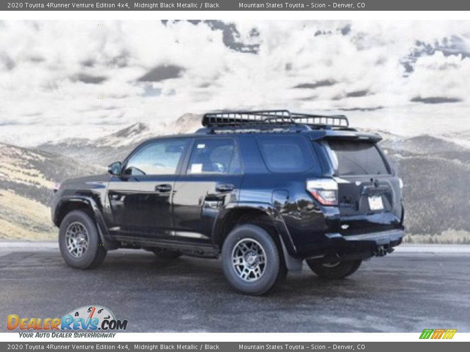 2020 Toyota 4Runner Venture Edition 4x4 Midnight Black Metallic / Black Photo #3