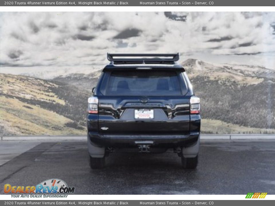 2020 Toyota 4Runner Venture Edition 4x4 Midnight Black Metallic / Black Photo #4