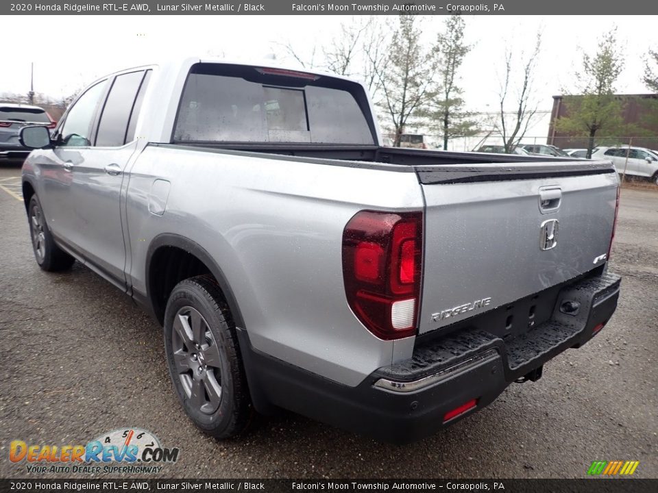 2020 Honda Ridgeline RTL-E AWD Lunar Silver Metallic / Black Photo #2