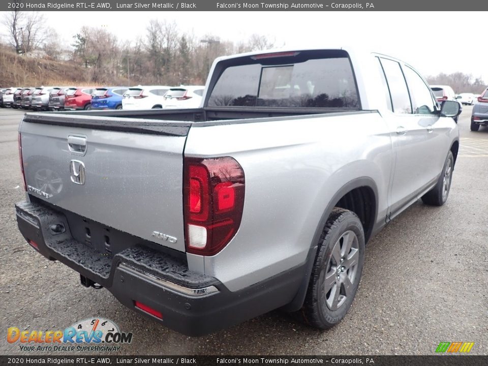 2020 Honda Ridgeline RTL-E AWD Lunar Silver Metallic / Black Photo #4