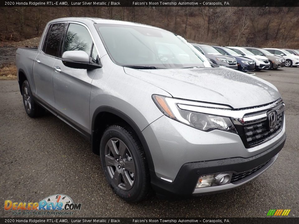 2020 Honda Ridgeline RTL-E AWD Lunar Silver Metallic / Black Photo #5