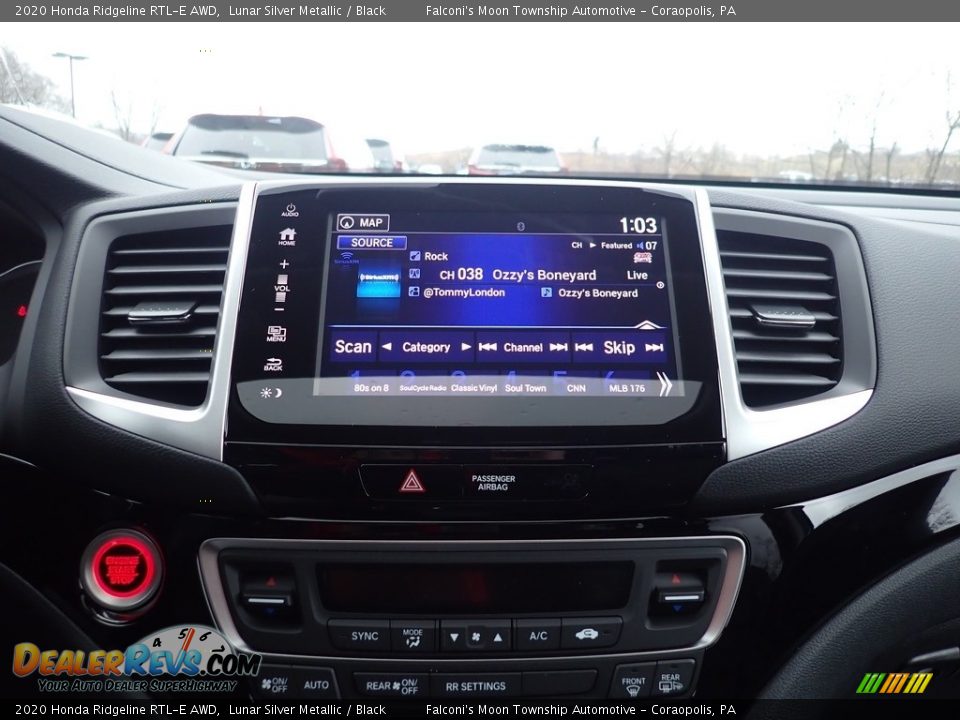 2020 Honda Ridgeline RTL-E AWD Lunar Silver Metallic / Black Photo #14