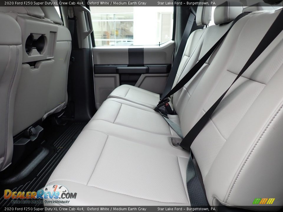 Rear Seat of 2020 Ford F250 Super Duty XL Crew Cab 4x4 Photo #11