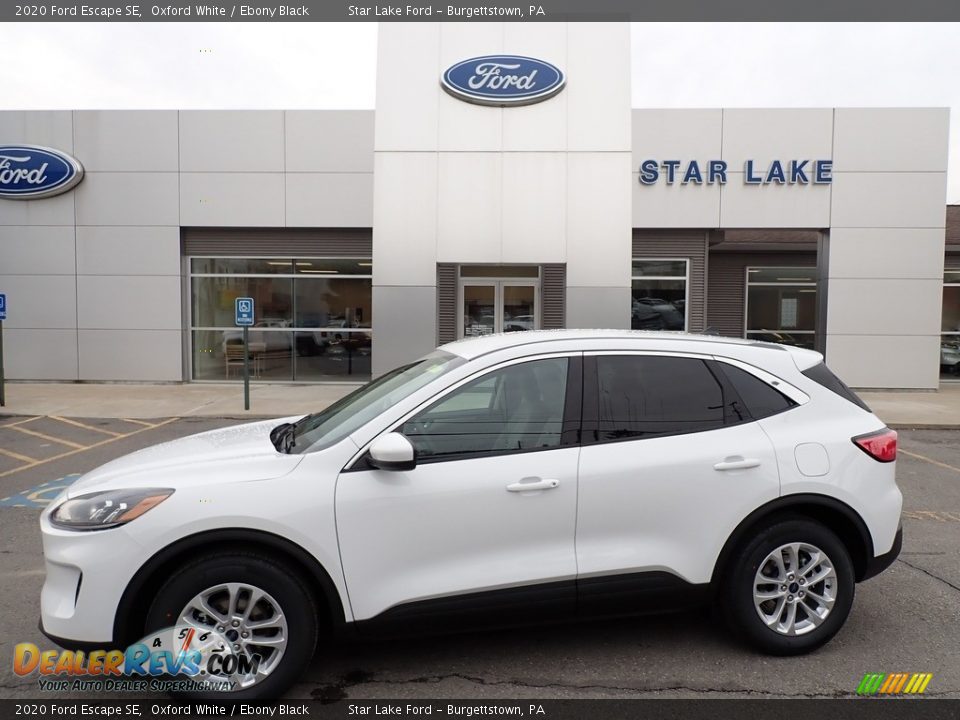 2020 Ford Escape SE Oxford White / Ebony Black Photo #1