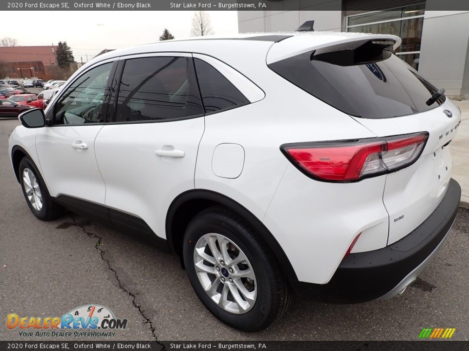 2020 Ford Escape SE Oxford White / Ebony Black Photo #3