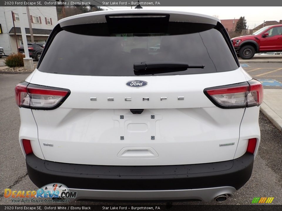 2020 Ford Escape SE Oxford White / Ebony Black Photo #4