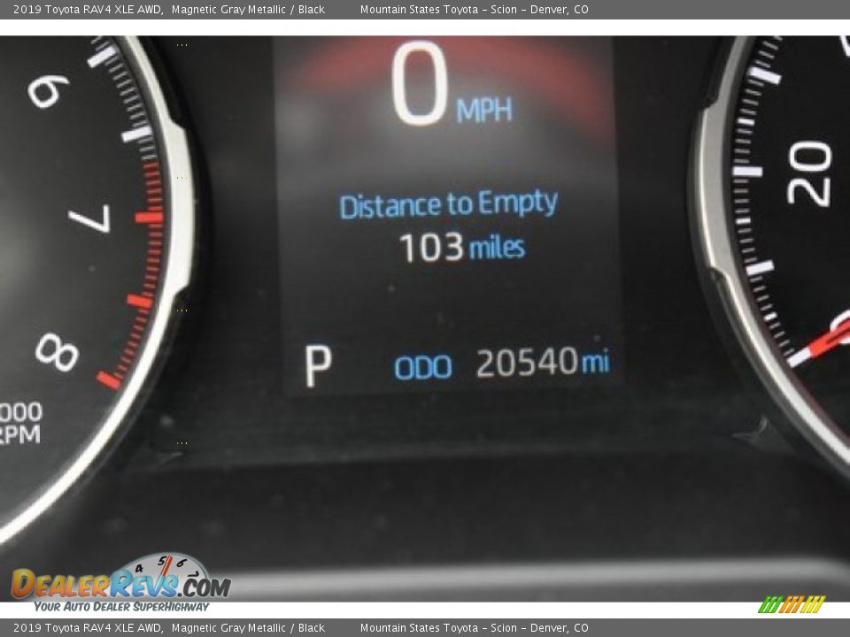 2019 Toyota RAV4 XLE AWD Magnetic Gray Metallic / Black Photo #12