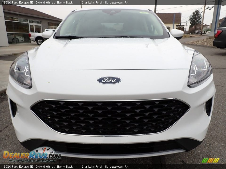 2020 Ford Escape SE Oxford White / Ebony Black Photo #9