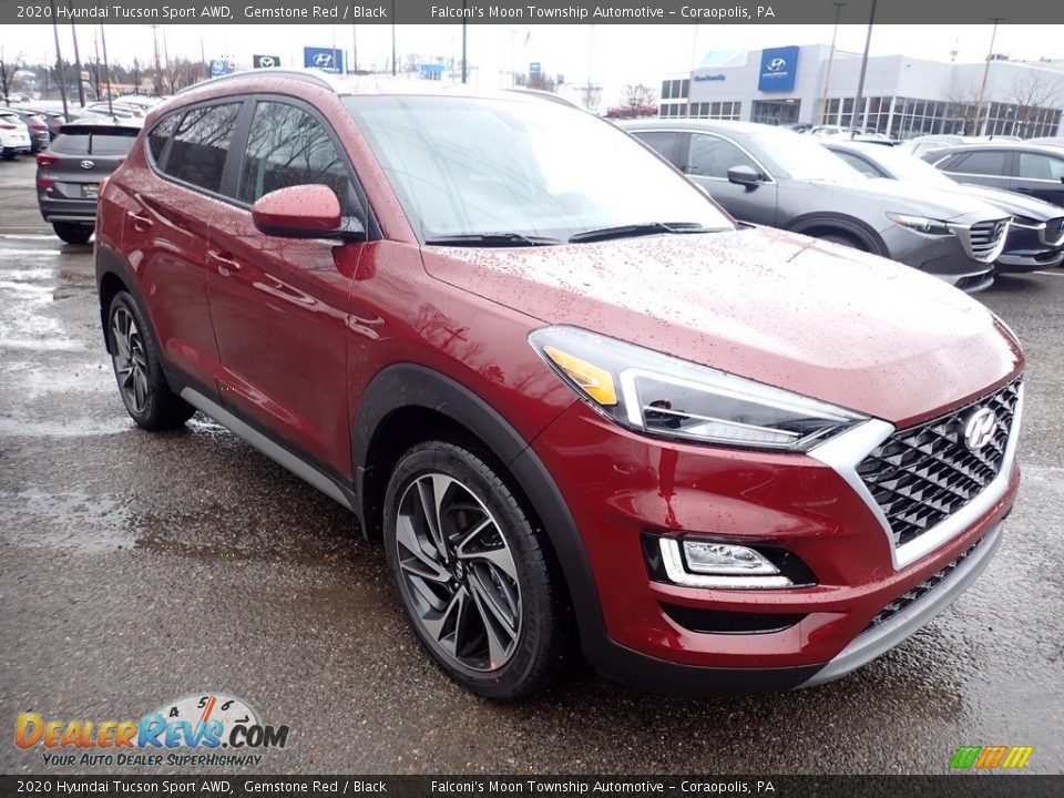 2020 Hyundai Tucson Sport AWD Gemstone Red / Black Photo #3