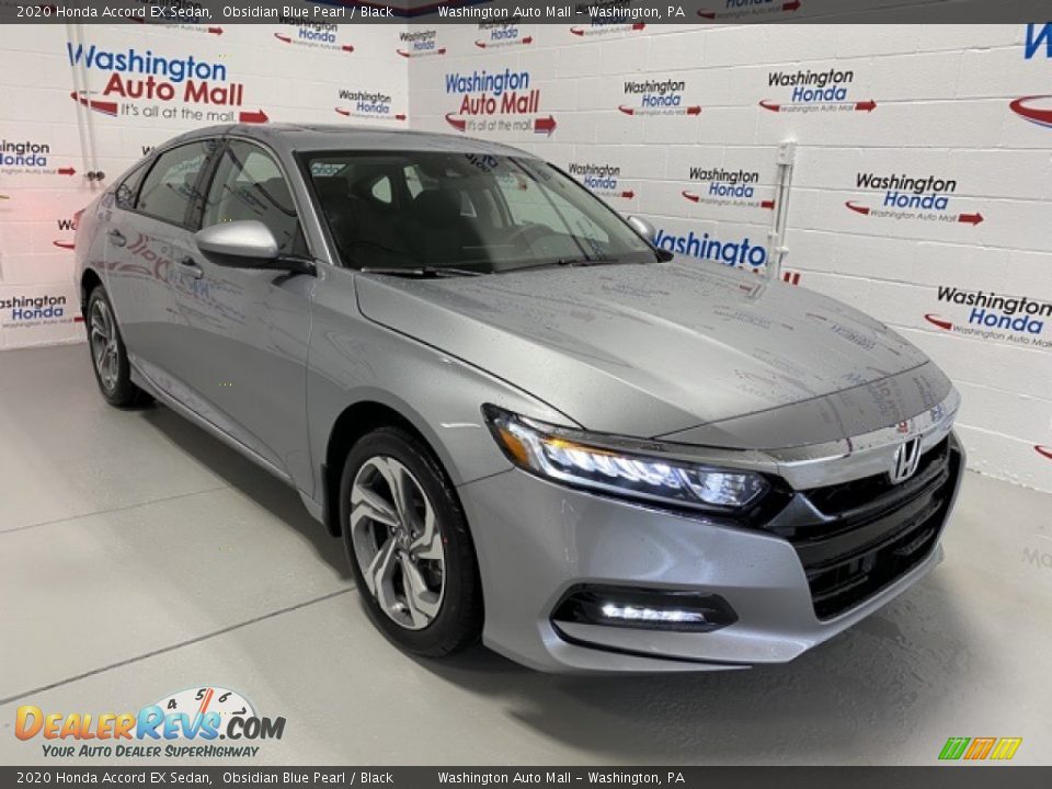 2020 Honda Accord EX Sedan Obsidian Blue Pearl / Black Photo #2