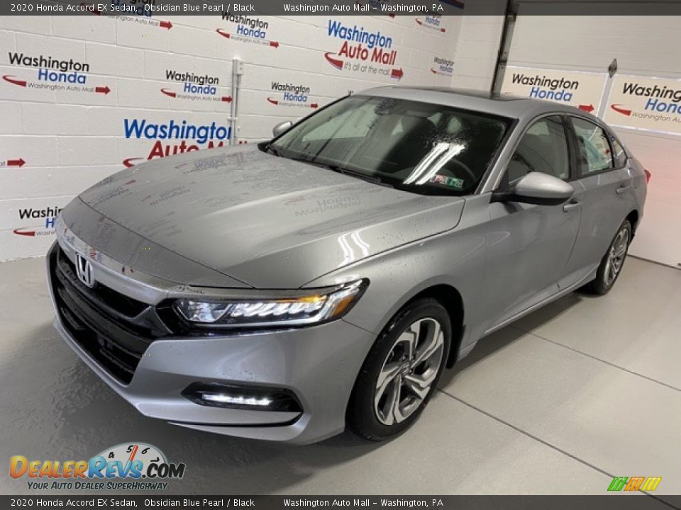 2020 Honda Accord EX Sedan Obsidian Blue Pearl / Black Photo #4