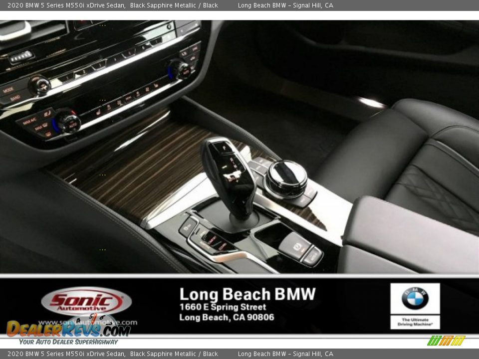 2020 BMW 5 Series M550i xDrive Sedan Black Sapphire Metallic / Black Photo #6
